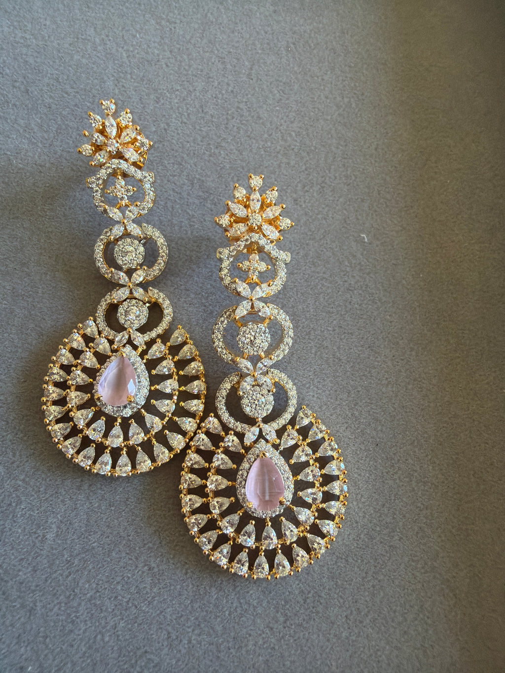 Beautiful stone earrings