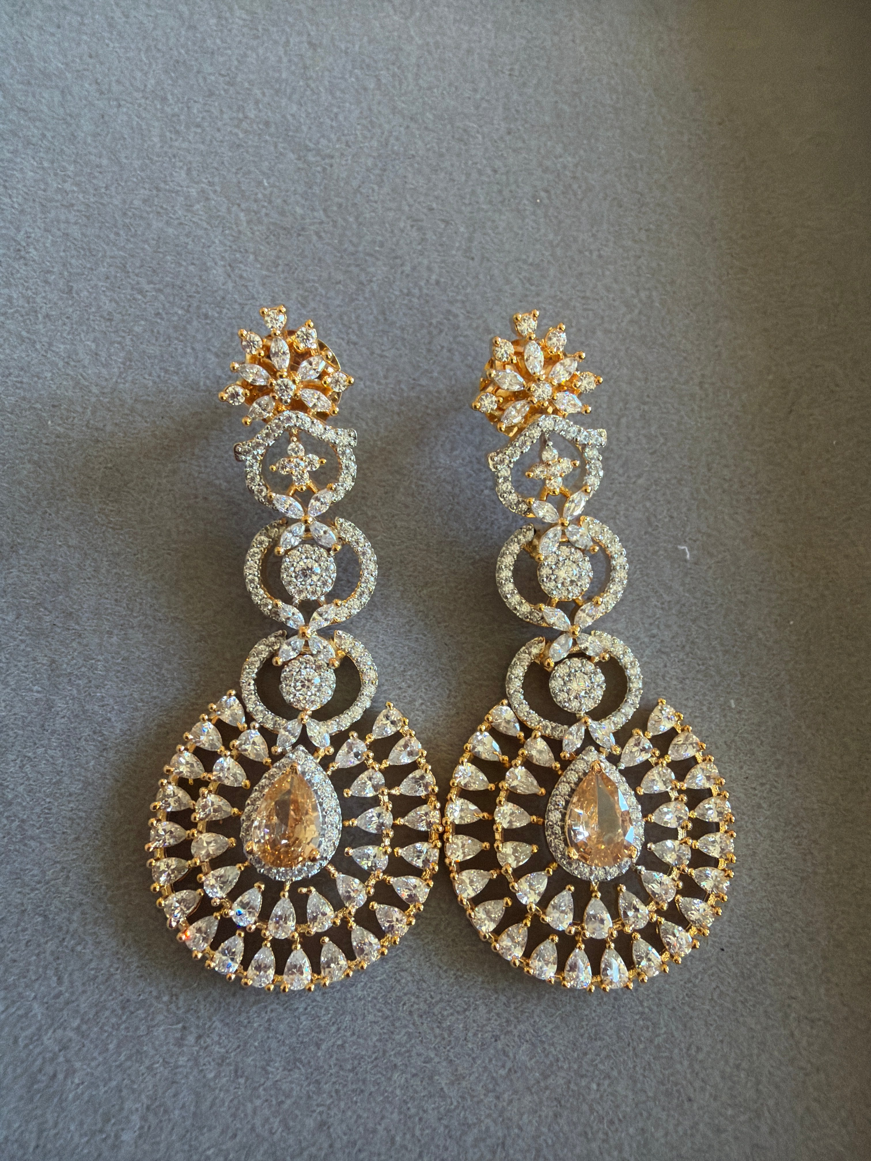 Beautiful stone earrings