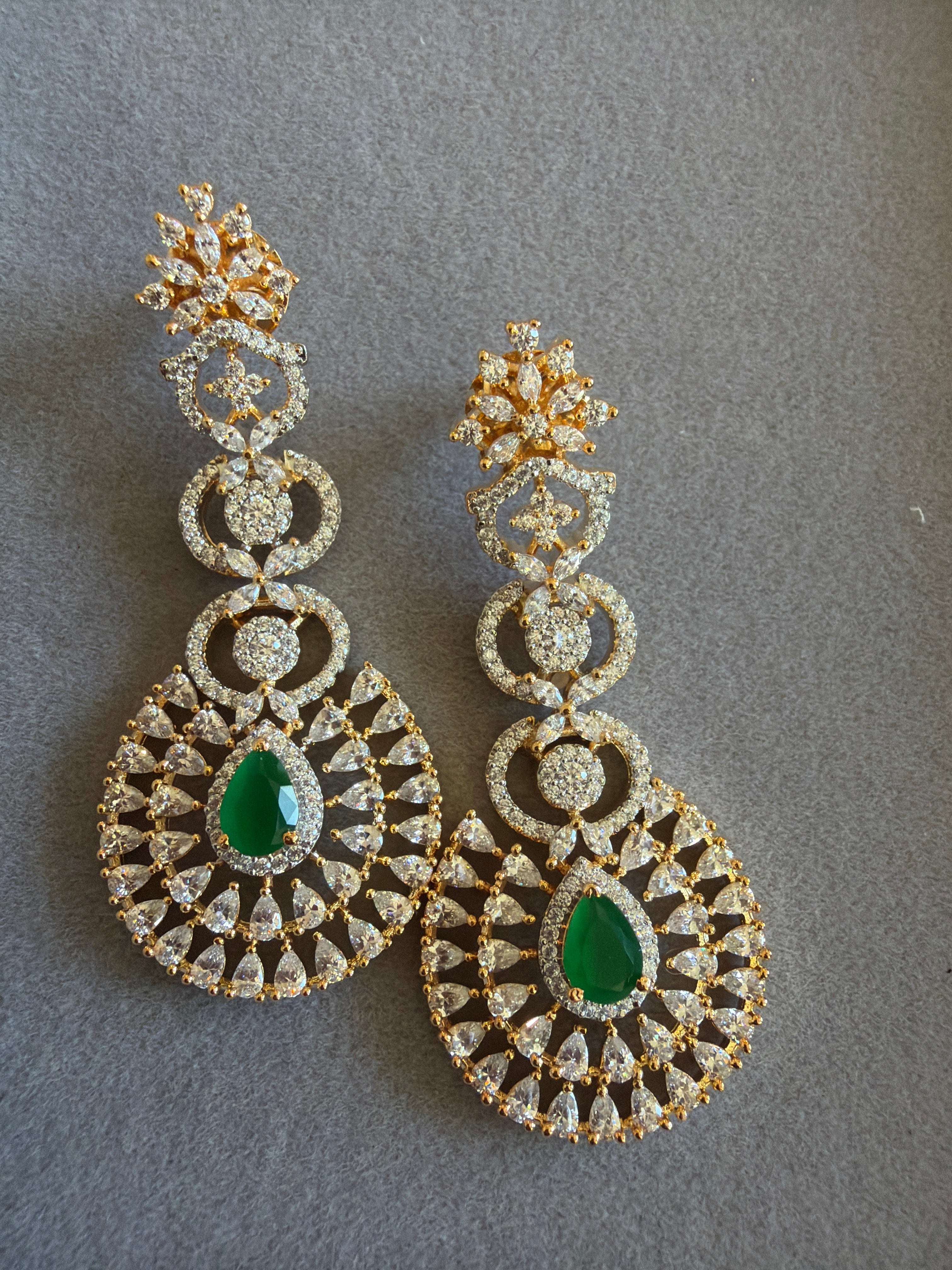 Beautiful stone earrings