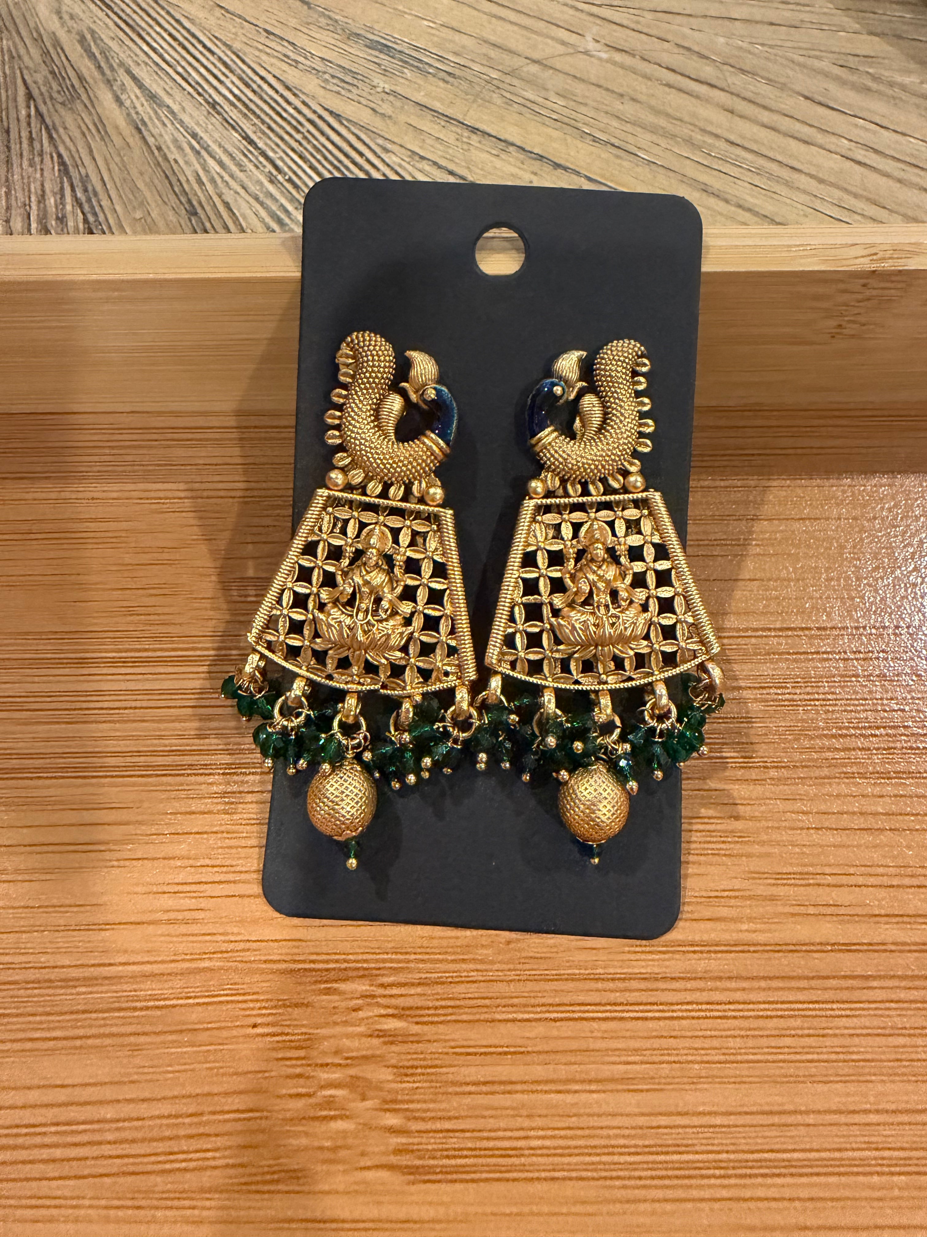 Devi and Peacock Earing