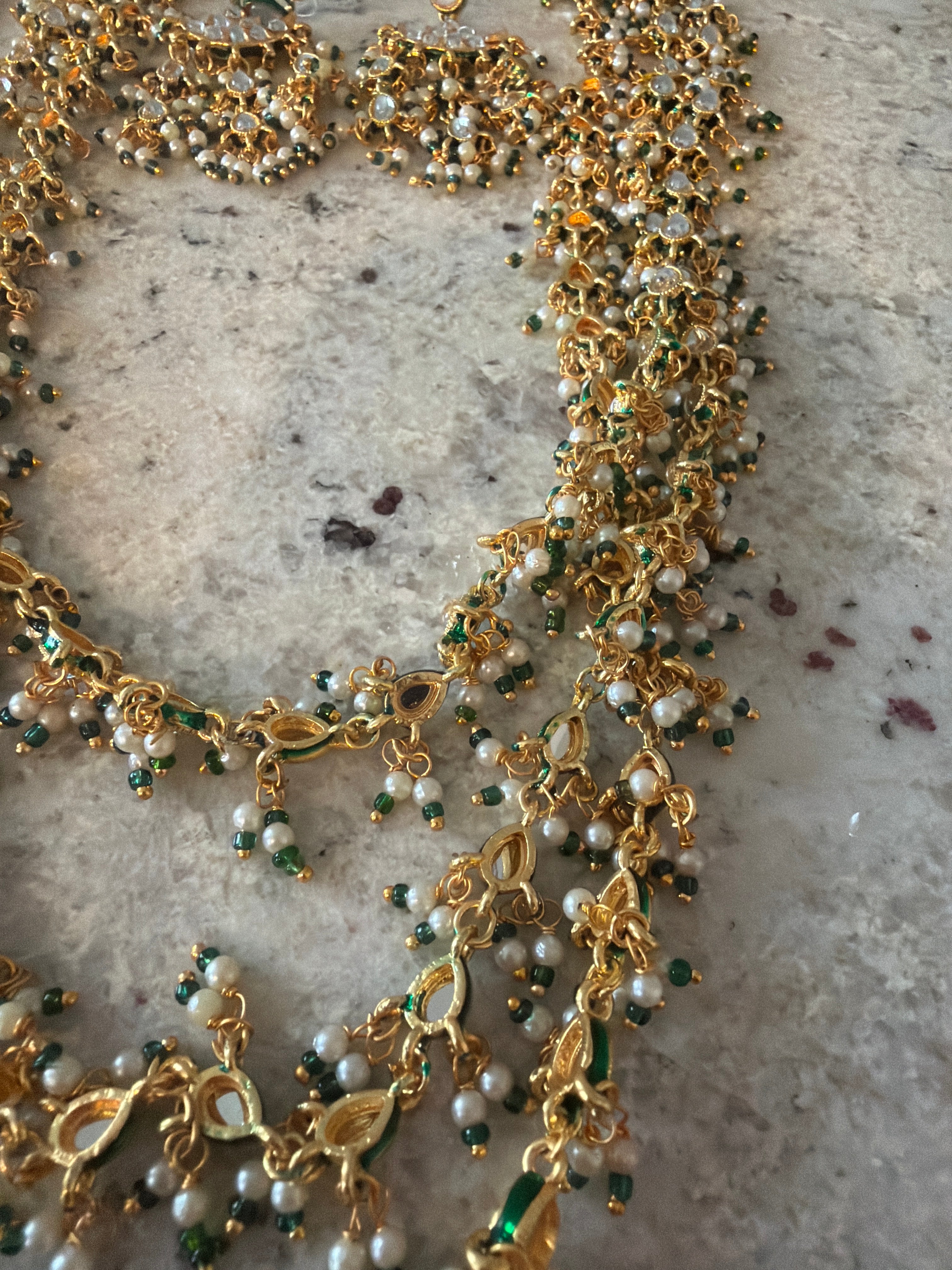 Kundan necklace light weight